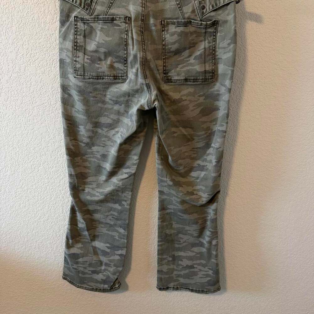 Anthropologie Utility Camo Pants Size 29 Green Cargo Military - Picture 3 of 6